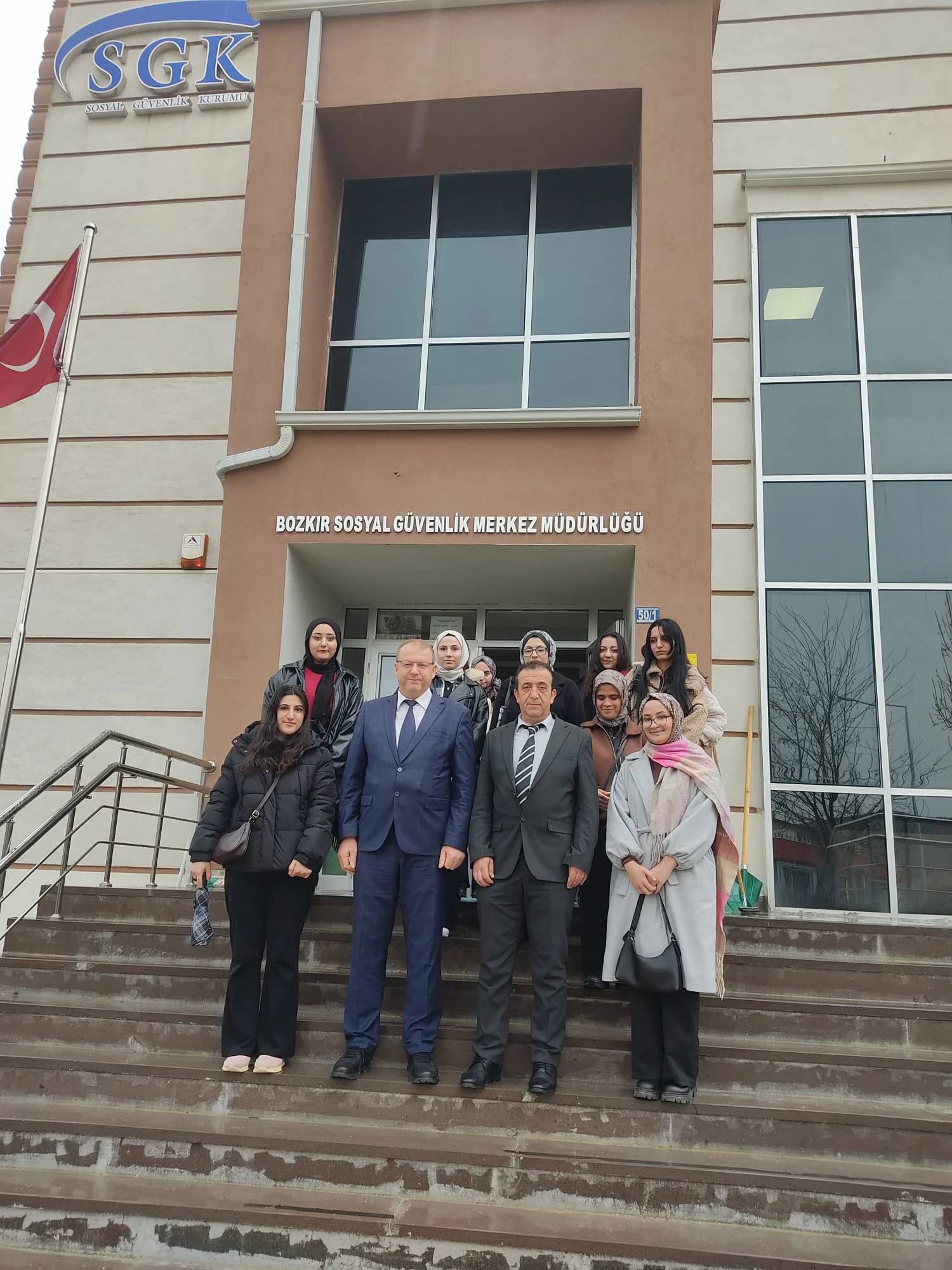 İŞKUR Kursiyerler Öğrencilerimiz İle SGK Müdürlüğü ve İlçe Emniyet Müdürlüğü Gezimiz